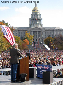 Single Executive Speech Prompter for Barack Obama in Denver